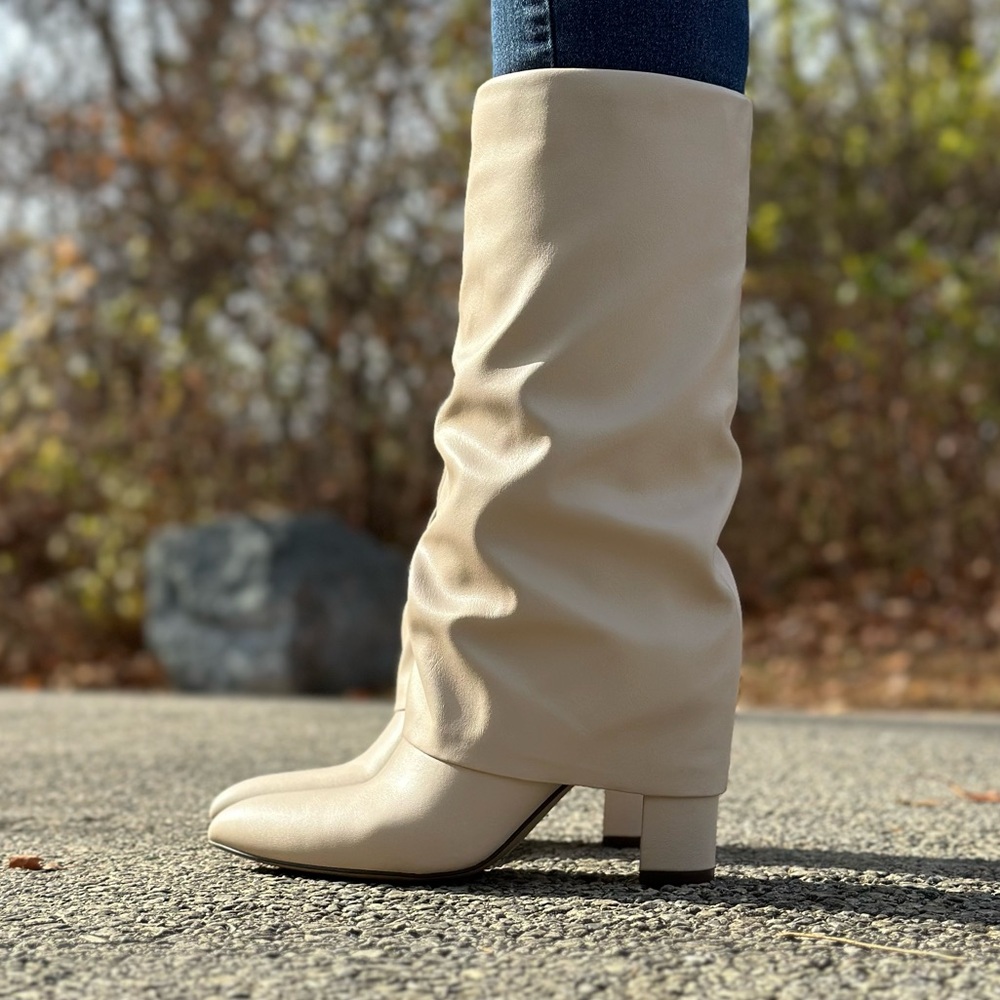 Beige Boots